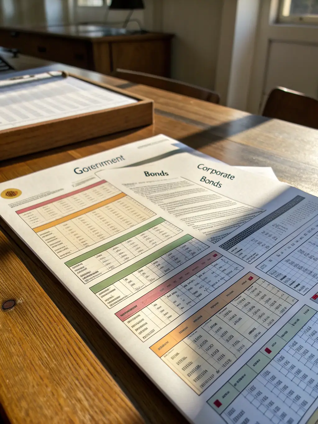 A stack of bonds with a secure lock on top, representing the safety and fixed income associated with bond investments in India.
